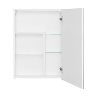 Зеркальный шкаф Aquaton Асти 55 1A263302AX010 Белый — фото 2, Зеркальные шкафы в ванную