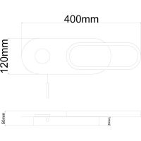 Настенный светильник Artelamp Lucas A2602AP-10WH Белый Золото — фото 3, Светильники
