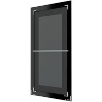 Зеркало Evoform Exclusive-G Floor 204х114 BY 6367 с гравировкой в багетной раме - Травленое золото 99 мм — фото 4, Мебель для ванной