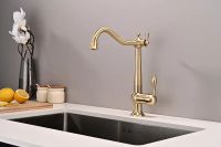 Смеситель для кухни Paulmark Retro Re213226-BR Бронза — фото 2, Смесители