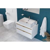 Товар: Тумба под раковину Excellent Tuto 60 MLEX.0104.600.WHBL подвесная Белый Дуб - фото 2 Тумба под раковину Excellent Tuto 60 MLEX.0104.600.WHBL подвесная Белый Дуб — фото 2, Мебель для ванной