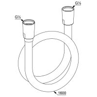 Товар: Душевой шланг Kludi Logo 6105605-00 Хром - фото 2 Душевой шланг Kludi Logo 6105605-00 Хром — фото 2, Душевые шланги