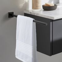 Полотенцедержатель Timo Selene 12055/03 Черный матовый — фото 2, Полотенцедержатели