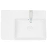 Раковина WeltWasser Elbach 2223 R 60 10000004572 Белый глянец — фото 2, Раковины накладные