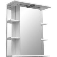 Зеркальный шкаф Stella Polar Концепт Лаура 60/С R SP-00000050 с подсветкой Белый — фото 1, Зеркальные шкафы в ванную