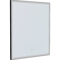 Зеркало Iddis Slide 60 SLI6000i98 с подсветкой с подогревом Черное c сенсорным выключателем и диммером — фото 1, Зеркала в ванную комнату