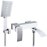 Смеситель для ванны Gappo G07 G3207-8 Белый Хром — фото 1, Смеситель для ванны