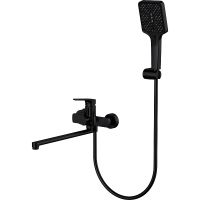 Смеситель для ванны Splenka S30.22.06 универсальный Черный матовый — фото 2, Смеситель для ванны