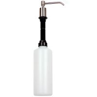 Диспенсер для жидкого мыла Nofer 03102.S встраиваемый Матовая нержавеющая сталь — фото 1, Диспенсеры для жидкого мыла