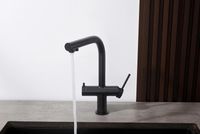 Смеситель для кухни Aquatek Европа AQ1385MB Черный матовый — фото 3, Смесители для кухни