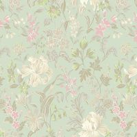 Обои LOYMINA Equator QTR4 006 Флизелин (1*10,05) Зеленый, Цветы — фото 1, Обои для стен