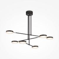 Подвесной светильник Maytoni Modern Fad MOD070PL-L38B3K Черный матовый — фото 4, Подвесные светильники