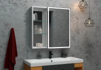 Зеркальный шкаф Континент Aperio LED 80 R МВК007 с подсветкой Белый — фото 9, Зеркальные шкафы в ванную