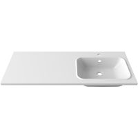 Раковина Paola Bella 120 R с местом под стиральную машину Белая — фото 1, Раковины