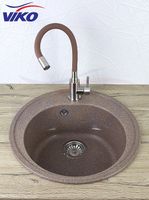 Товар: Смеситель для кухни Viko V-4458 Нержавеющая сталь Коричневый - фото 5 Смеситель для кухни Viko V-4458 Нержавеющая сталь Коричневый — фото 5, Смесители для кухни