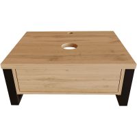 Товар: Тумба под раковину 1MarKa Grunge Loft 60П Ц0000001580 подвесная Дуб вотан - фото 3 Тумба под раковину 1MarKa Grunge Loft 60П Ц0000001580 подвесная Дуб вотан — фото 3, Мебель для ванной