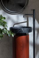 Товар: Раковина-чаша Boheme Corian 40 801-NM Nero Marquina - фото 5 Раковина-чаша Boheme Corian 40 801-NM Nero Marquina — фото 5, Раковины