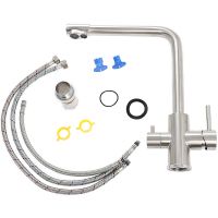 Смеситель для кухни Orange Steel M99-008ni Никель — фото 4, Смесители