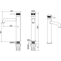 Товар: Смеситель для раковины Allen Brau Priority 5.31002-BN Никель брашированный - фото 7 Смеситель для раковины Allen Brau Priority 5.31002-BN Никель брашированный — фото 7, Смесители