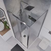 Товар: Душевой уголок Niagara Nova 110х90 NG-65-11CH-CH90-34 профиль Хром стекло шиншилла - фото 5 Душевой уголок Niagara Nova 110х90 NG-65-11CH-CH90-34 профиль Хром стекло шиншилла — фото 5, Душевые уголки