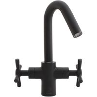 Товар: Смеситель для раковины Orange Mia M34-011B Черный матовый - фото 2 Смеситель для раковины Orange Mia M34-011B Черный матовый — фото 2, Смесители