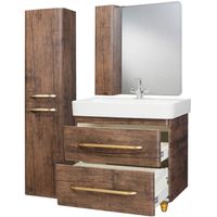 Тумба под раковину Bellezza Олимпия 60 4639309110439 Орех — фото 3, Мебель для ванной