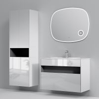 Товар: Тумба под раковину AM.PM Func 100 M8FFUX1001WG подвесная Белая глянцевая - фото 8 Тумба под раковину AM.PM Func 100 M8FFUX1001WG подвесная Белая глянцевая — фото 8, Тумбы под раковину