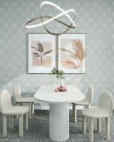 Обои Wiganford by Solo Teodoro WG5184 Винил на флизелине (1,06*10,05) Бежевый, Ромб — фото 2, Обои для стен