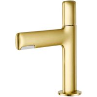 Смеситель для раковины Gappo G1052-81 Золотой сатин — фото 1, Смесители для раковины