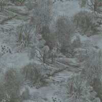 Обои Lutece Les Essentiels 51211709 Винил на флизелине (0,53*10,05) Серый, Деревья — фото 1, Обои для стен