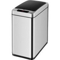 Ведро для мусора WeltWasser Navy MT 8L 10000003975 сенсорное Матовая сталь — фото 1, Мусорные ведра