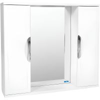 Товар: Зеркало со шкафом VIANT Лима 80 VLIM80-ZSH Белое - фото 5 Зеркало со шкафом VIANT Лима 80 VLIM80-ZSH Белое — фото 5, Зеркальные шкафы в ванную