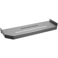 Металлическая полка Fixsen Hi-Tech FX-843F Графит — фото 1, Полки для ванной и душа