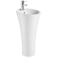 Раковина Ceruttispa Adelina 45 CT7274 Белый — фото 1, Раковины напольные