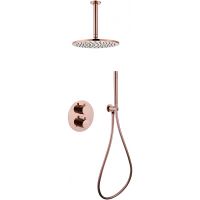 Душевая система Abber Wasser Kreis AF8121RG Розовое золото — фото 1, Встраиваемые душевые комплекты