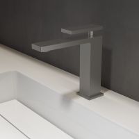 Смеситель для раковины Vincea Dice Вороненая сталь арт-VBF-2DS1GM — фото 3, Смесители для раковины