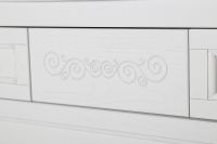 Товар: Тумба под раковину ASB-Woodline Модерн 105 11246 Белая с патиной Серебро - фото 3 Тумба под раковину ASB-Woodline Модерн 105 11246 Белая с патиной Серебро — фото 3, Мебель для ванной