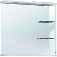 Зеркало Bellezza Рио 70 R 4613611061016 с подсветкой Белое — фото 1, Зеркала в ванную комнату
