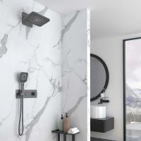 Товар: Душевая система Vincea VSFW-422TI4GM с термостатом Вороненая сталь - фото 2 Душевая система Vincea VSFW-422TI4GM с термостатом Вороненая сталь — фото 2, Душевое оборудование. Душевая программа