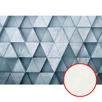 Фреска Ortograf Forma 32620 Фактура флок FLK Флизелин (4*2,7) Синий, Геометрия — фото 1, Фрески