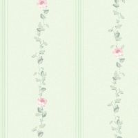 Обои LOYMINA Boudoir Флизелин (1*10,05) Зеленый, Цветы/Полоса арт-GT10 005 — фото 1, Обои для стен