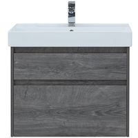 Тумба под раковину Aquanet Nova Lite 60 242577 подвесная Дуб рошелье — фото 1, Тумбы под раковину