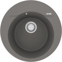 Кухонная мойка Lemark Sula 500 9910005 Серый шелк — фото 1, Кухонные мойки