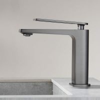 Товар: Смеситель для раковины Black&White Universe UK9901MG 9901MG Gun Metal - фото 2 Смеситель для раковины Black&White Universe UK9901MG 9901MG Gun Metal — фото 2, Смесители