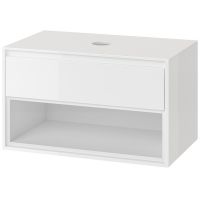 Тумба под раковину Excellent Tuto 80 MLEX.0102.800.WHWH подвесная Белый — фото 1, Мебель для ванной