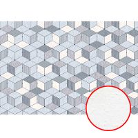 Фреска Ortograf Forma 32613 Фактура бархат FX Флизелин (4*2,7) Голубой/Серый/Бежевый, Геометрия арт-32613 (бархат FX) — фото 1, Фрески