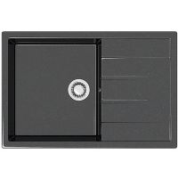 Кухонная мойка Bergg Z161 B161Q004 Черная — фото 1, Кухонные мойки