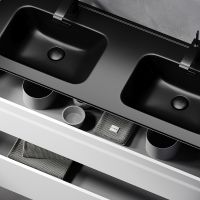 Тумба под раковину Sancos Urban 120 UR120-2W подвесная Белый глянец — фото 15, Мебель для ванной