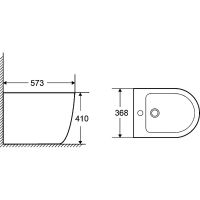 Биде WeltWasser Merzbach 003 GL-WT 10000003705 Белый глянец — фото 2, Биде напольные