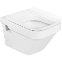 Унитаз Roca Dama-N Compact 346788000 подвесной без сиденья — фото 2, Подвесные унитазы